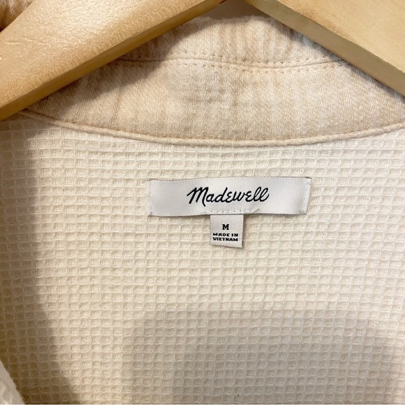 Madewell Women’s Waffleback Branner 100% Cotton Shirt Jacket Size Medium - Picture 9 of 14